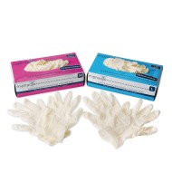 Polymed® Powder-Free Latex Gloves, Medium, Medium (Box of 100)