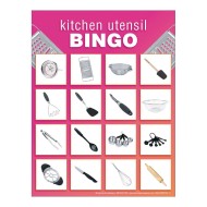 Kitchen Utensil Bingo Game