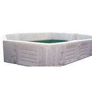 GaGa Pit Junior Size, 20’ x 22’, for up to 14 Kids, Gray