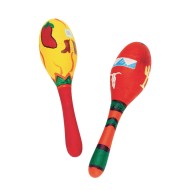 Unfinished Wooden Maracas (Pack of 12)