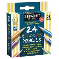 Sargent Art® Half-Sized Coloring Pencils (Pack of 24)