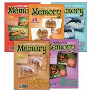 Photographic Memory Card Game, Animal Set (Set of 5)