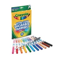 Crayola® Fine Line Washable Markers (Box of 12)