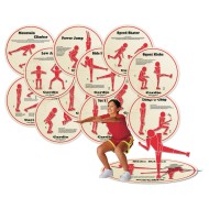 HotSpots™ Cardio Exercises Spot Markers (Set of 12)