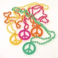 Peace Sign Necklace (Pack of 12)