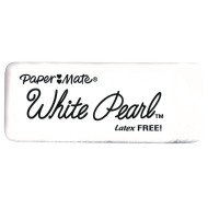 White Pearl Latex-Free Eraser (Box of 12)