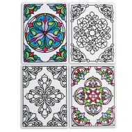 Color-Your-Own Stained Glass Window Clings II (Pack of 24)