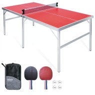 Portable Mid-Sized Table Tennis Table
