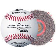 Champro® NFHS High School Leather Baseballs