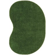Joy Carpets® GreenSpace™ Indoor/Outdoor Artificial Grass Bean Shaped Carpet