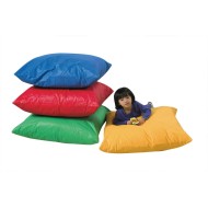 The Children's Factory® Primary Colored Floor Pillows, 27