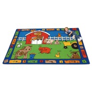 Alphabet Farm Carpet, 4'5
