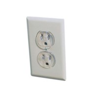 Safety 1st Ultra Clear Outlet Plugs (Pack of 12)