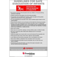 Foundations® First Responder™ Evacuation Protocol Sign
