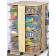 Jonti-Craft® 24-Cubbie Tower with Color Tubs