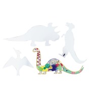 Precut Cardboard Shapes - Dinosaurs (Pack of 24)