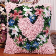 Heart Wreath Latch Hook Kit, 12