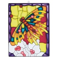 Stain-A-Frame Set - Butterfly Scene (Pack of 12)