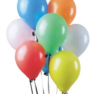 Standard Color Latex Balloon Assortment, 11