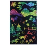 Rainbow Sparkle Soft-Scratch Glitter Board, 8-1/2