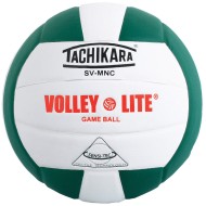 Tachikara® SV-MNC Volley Lite Volleyball, Dark Green/White