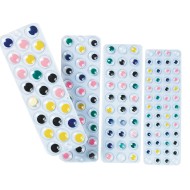 Peel 'n Stick Wiggly Eyes Assortment Pack (Pack of 500)