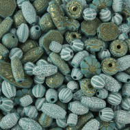 Old World Bead Mix - Turquoise