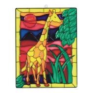 Stain-A-Frame Set - Giraffe Scene (Pack of 12)