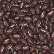 Football Beads - Pack of 144