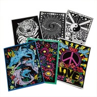 Velvet Art Folders (Pack of 6)