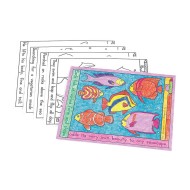 Coloring Placemats - The Deep Blue Sea (Set of 10)