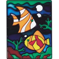 Stain-A-Frame Set, Fish Scene (Pack of 12)