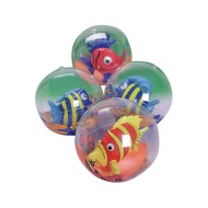 Inflatable 3-D Tropical Fish Beach Balls (Pack of 12)