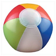Multicolored Beach Ball, 6” (Pack of 12)
