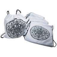 Velvet Art Mandala Backpack (Pack of 12)
