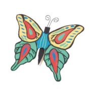 Unfinished Wood Butterfly Clothespin Noteholder (Pack of 12)