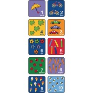 Learning Carpets Let's Learn How to Count Seating Squares (Set of 10)