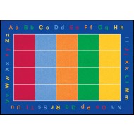 Learning Carpets ABC Squares Classroom Rug
