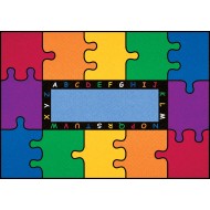 Learning Carpets ABC Rainbow Puzzle  Classroom Rug
