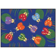 Learning Carpets Counting with Ladybugs Classroom Rug