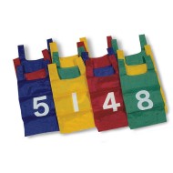 Nylon Numbered Pinnies (Pack of 12)