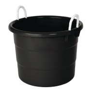 Round Storage Tub with Rope Handles - 18 Gallons