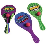 Super Hero Paddle Ball Game (Pack of 12)
