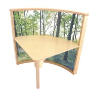 Whitney Brothers® Nature View Serenity Pod Desk and Privacy Panel