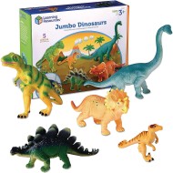 Jumbo Dinosaurs Set, Dinosaur Toys and Paleontology for Kids