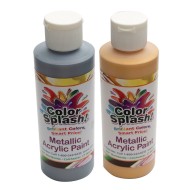 Color Splash!® Metallic Acrylic Paint, 8 oz.