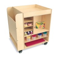 Whitney Brothers® Mobile Art Supply Cart