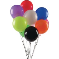 Assorted Color Latex Balloons, 11