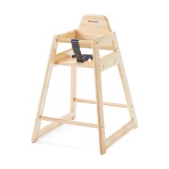 NeatSeat™ Stackable Hardwood Food Service-Style Highchair