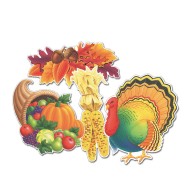 Thanksgiving Cutouts (Pack of 24)
